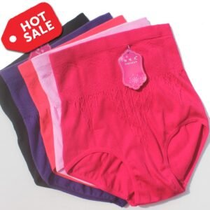 5 pcs Japan High Waist Panties Free Size - Code WP001