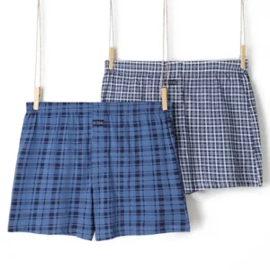 Boxer Lelaki Cotton High Waist Loose Fit - Code BL001